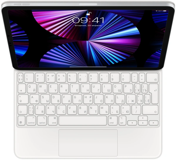 Apple iPad Magic Keyboard Pro 11' (2018-2022), Air 10,9', Air 11' (2024) White